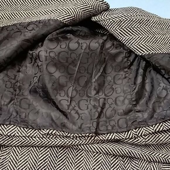 Coat Guess New White, Black - Picture 10 of 16